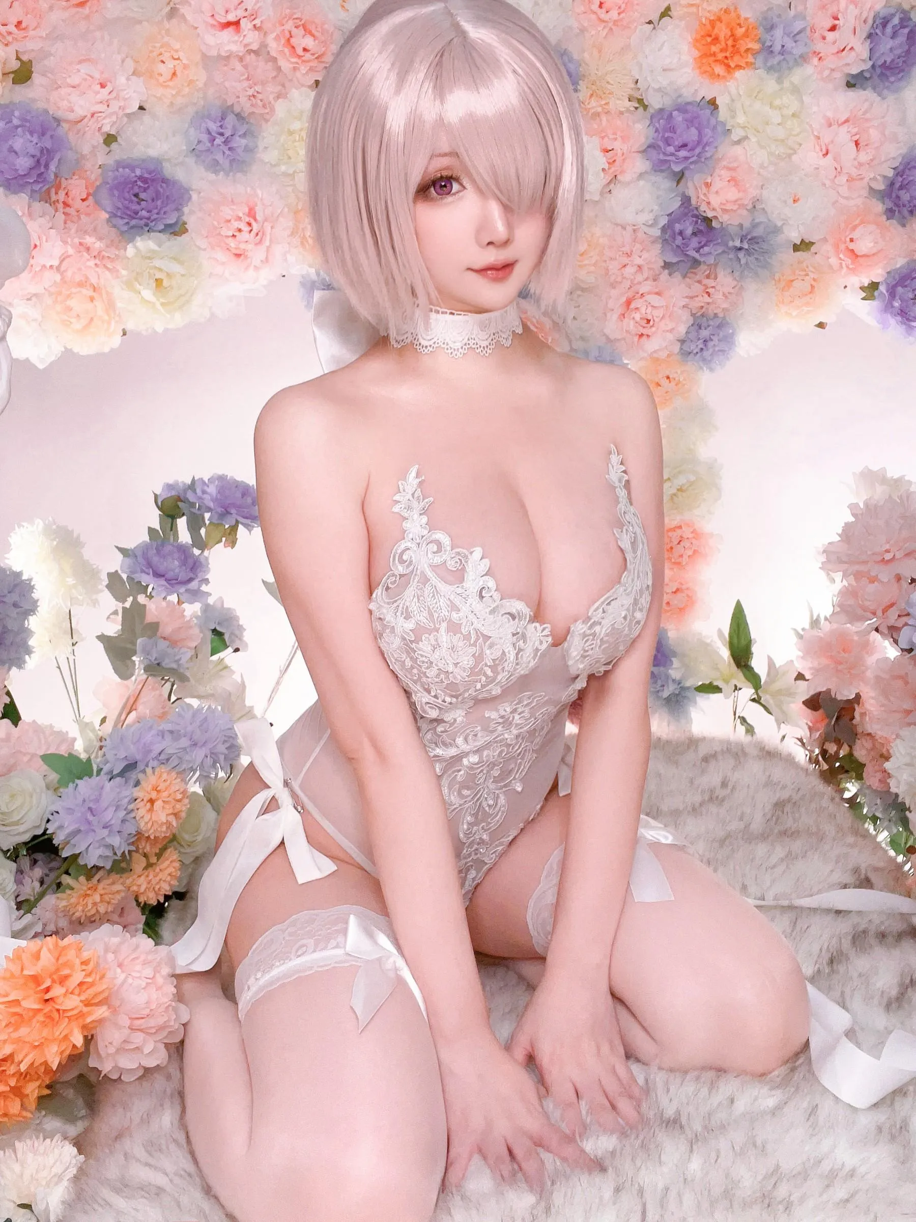 星之迟迟 – NO.141 FGO-玛修同人婚纱 [79P]插图2